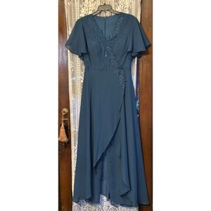 Figure-flattering Mother of The Bride Walk-through Jumpsuit